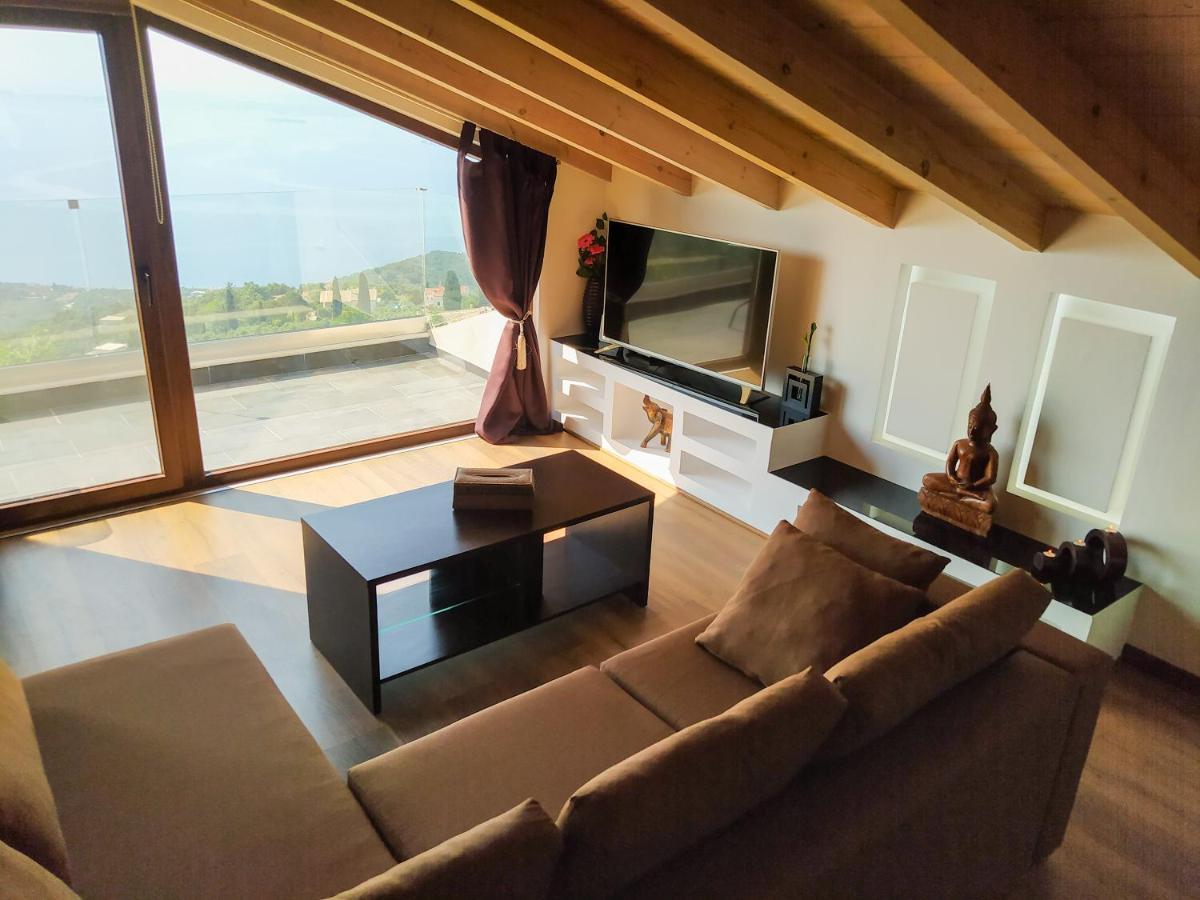 Blue Sky Loft By Corfuescapes Daire Spartylas Dış mekan fotoğraf