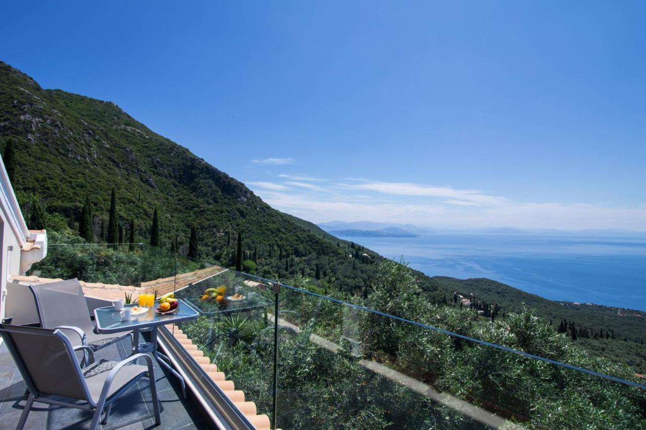 Blue Sky Loft By Corfuescapes Daire Spartylas Dış mekan fotoğraf