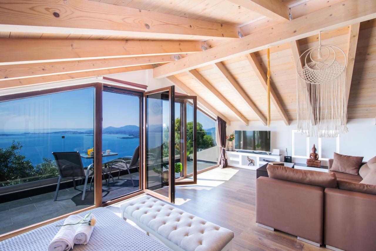 Blue Sky Loft By Corfuescapes Daire Spartylas Dış mekan fotoğraf