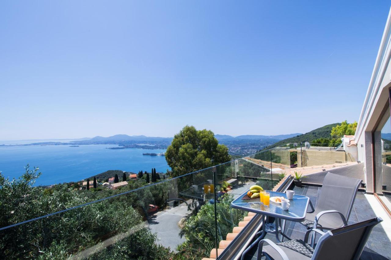Blue Sky Loft By Corfuescapes Daire Spartylas Dış mekan fotoğraf
